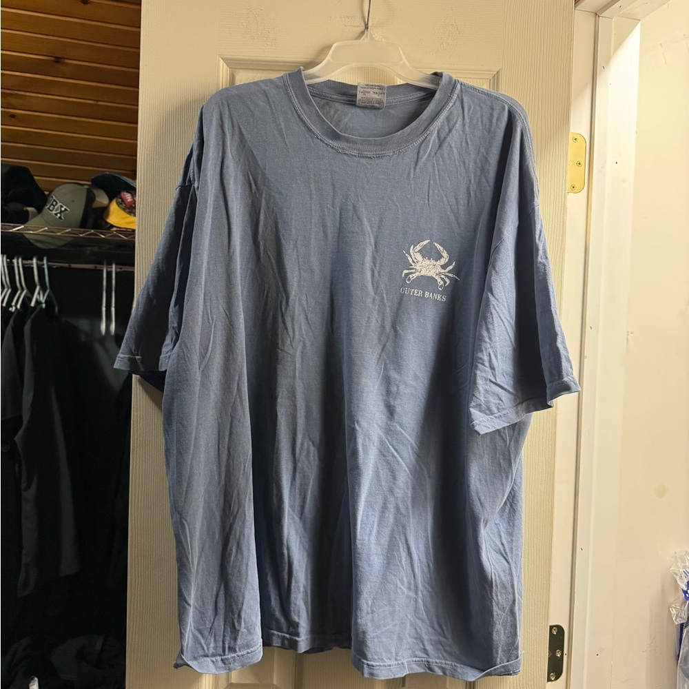 Comfort Colors Blue Crab Graphic Tee